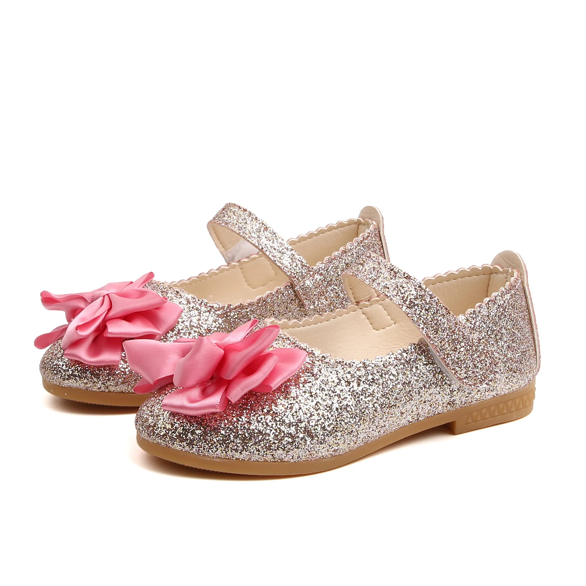 

Autumn Children's Shoes Gillter Single Shoes Korean Children's Dance Shoes 899, Pink,gold,purple