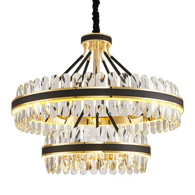 

LED Postmodern Iron Crystal Designer Suspension Luminaire Lampen Pendant Lights.Pendant Lamp.Pendant light For Foyer