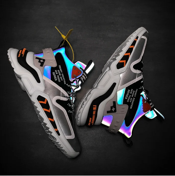 

2021 spring and summer new daddy shoes retro middle cut casual sports men's trendy shoes