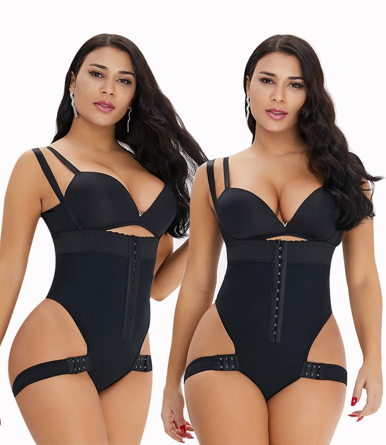 

amazon High Waist Shapewear Tummy Hip Lift Control Corset cuff waist trainer with butt lift, Black