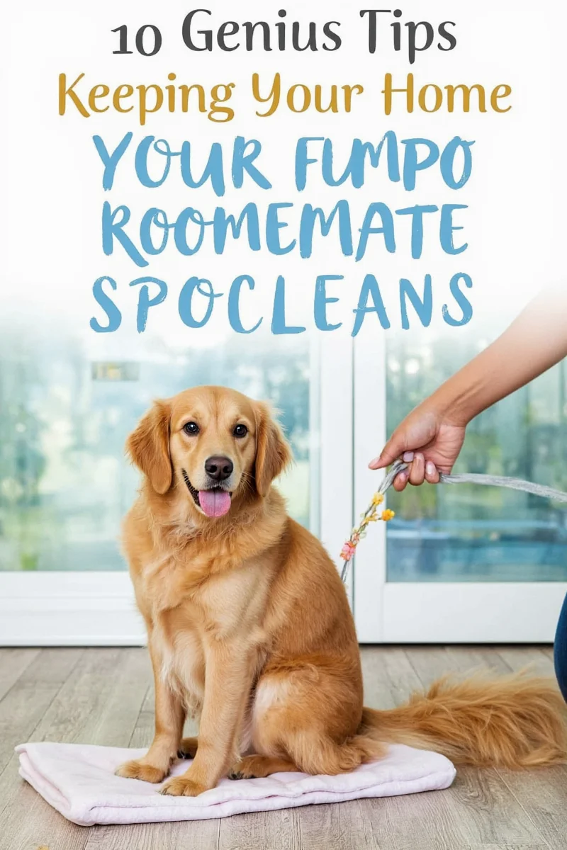 10 genius tips for keeping your home spotless with a furry roommate
