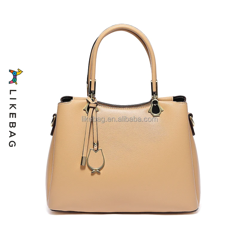 

LIKEBAG new fashion luxurious high quality pu leather leisure women handbags with Exquisite hardware ornaments