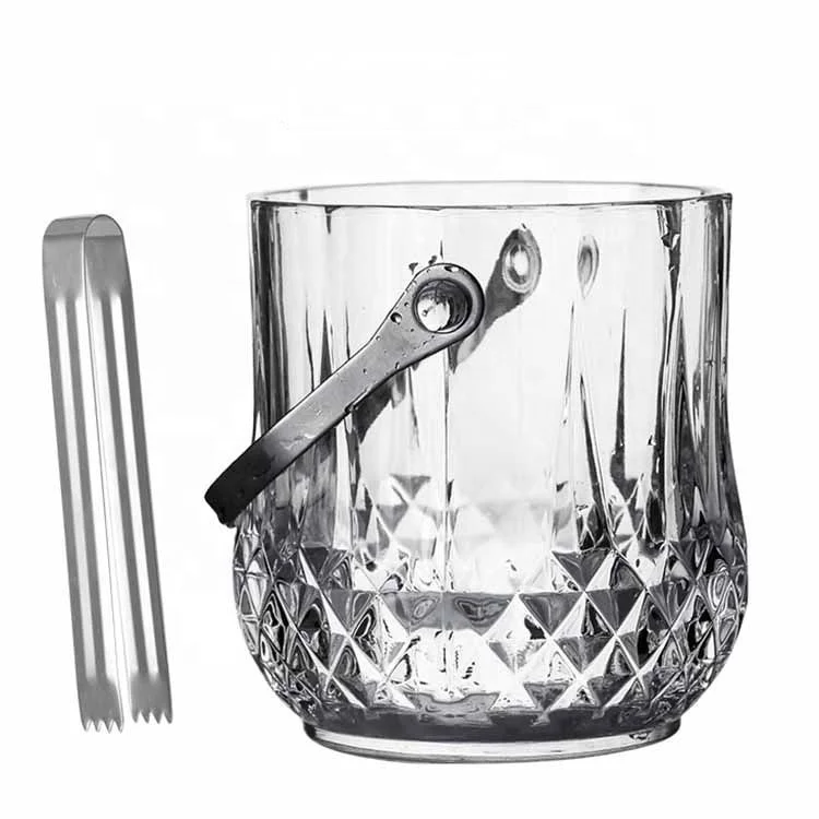 1l Giant Wine Glass Ice Bucket With Tong Buy Glass Ice Bucket,Giant