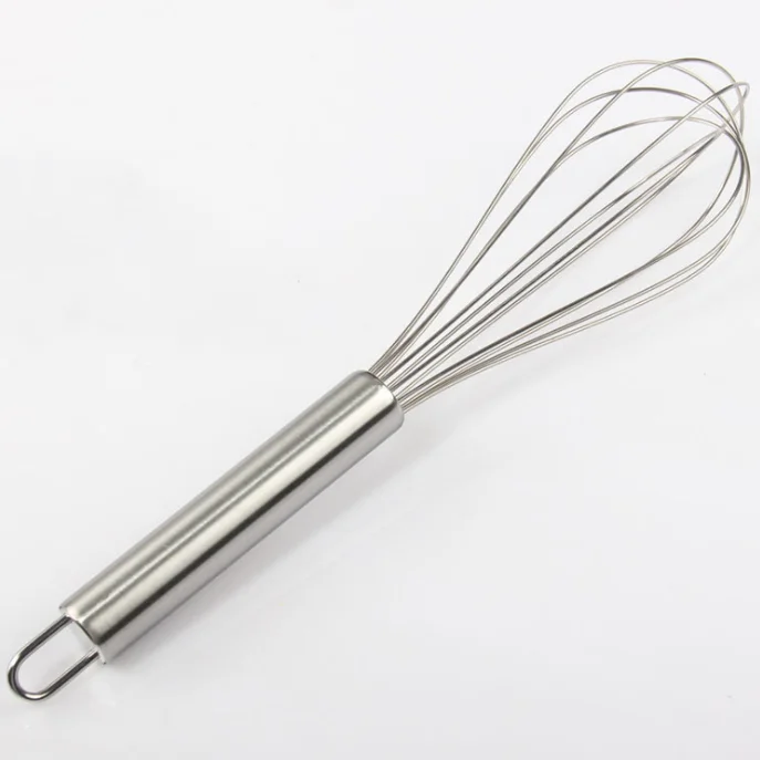 

10 inch stainless steel Baking&Pastry egg beater, Silver gray