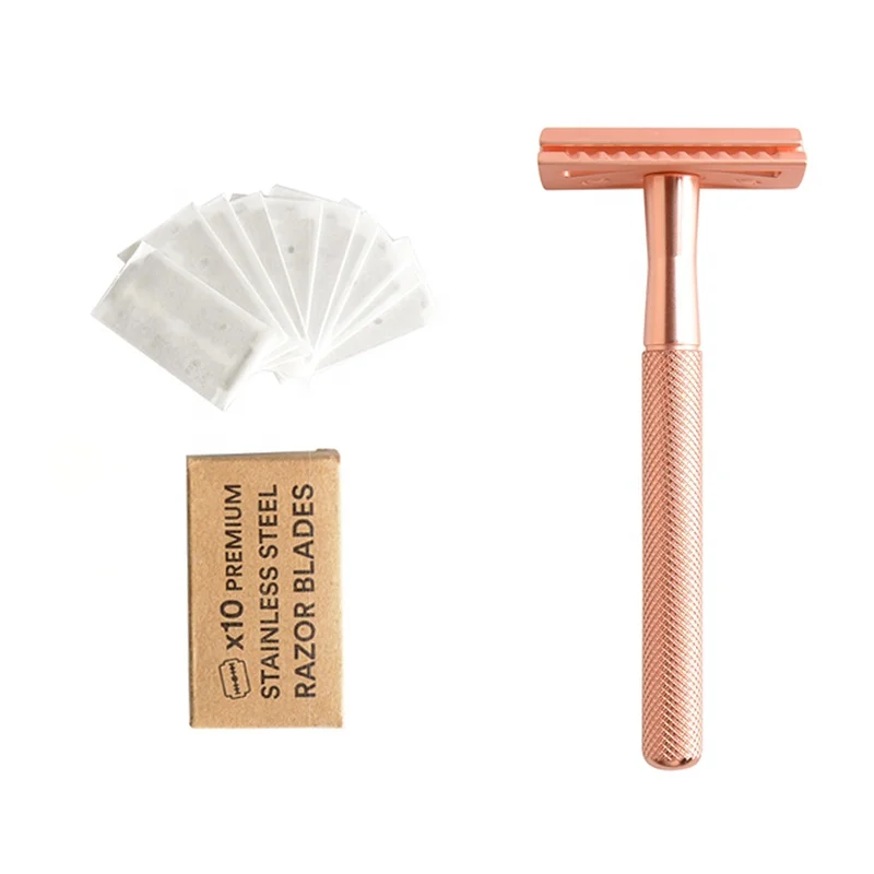 

womens lady girl matte gold black white eco shaver razor, Matte white