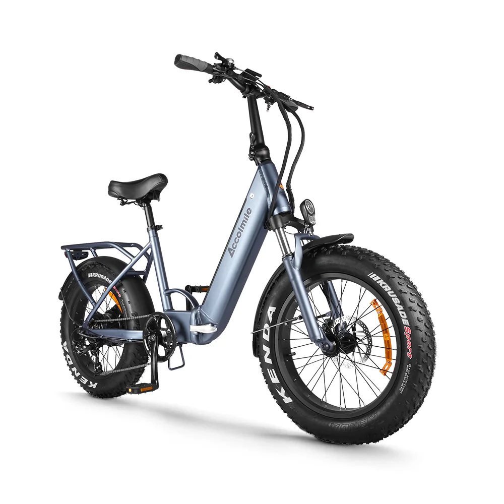 

2021 New Product ebike pedal assist 20 inch 48V fat tyre folding electric bicycle 750watt rear hub motor snow bike USA warehouse, Black, white, grey