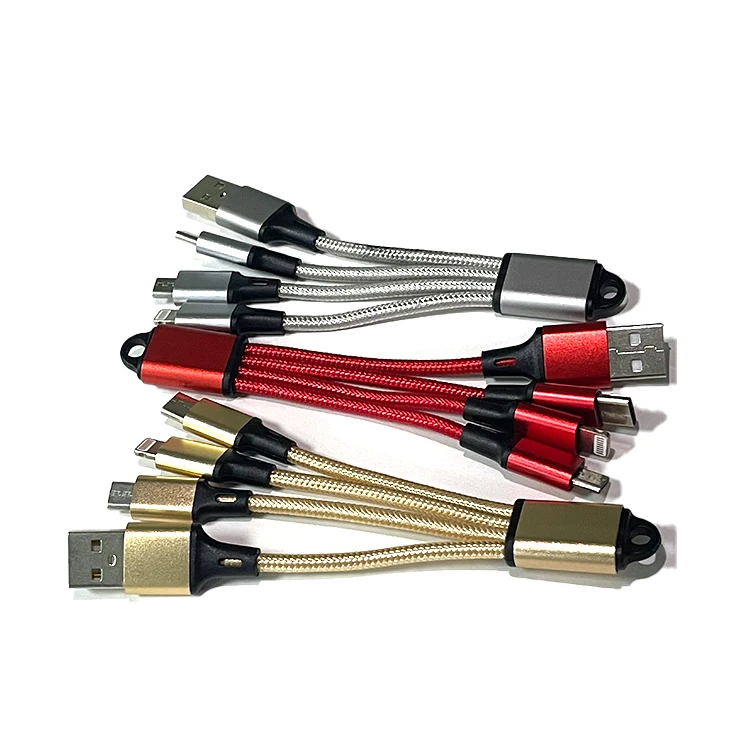 

Factory Wholesale Multifunctional 3 In 1 Data Usb Charge Cable