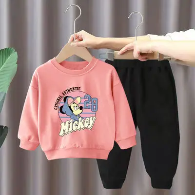 

Girls' Sweater Set 2022 New School Children Korean Style Fashion Exotic Kids Clothing Sets Leisure 2pcs Spring Autumn