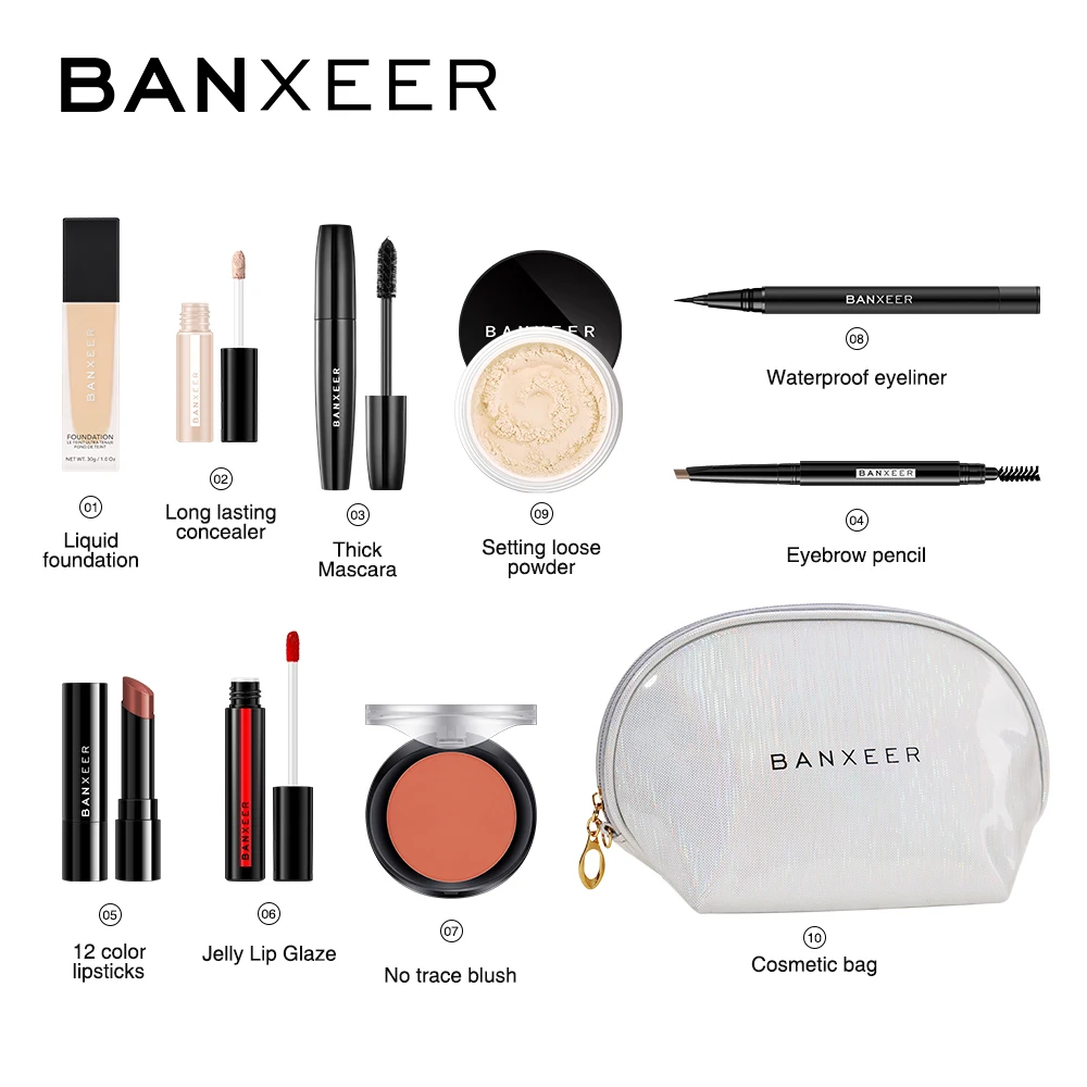 

RTS BANXEER Professional Full Makeup Sets Make up Set Cosmetic Gift Sets