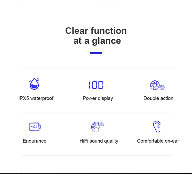 2020 New Earbuds Portable Wireless Earphone Tws With Charging Box - ANKUX.COM