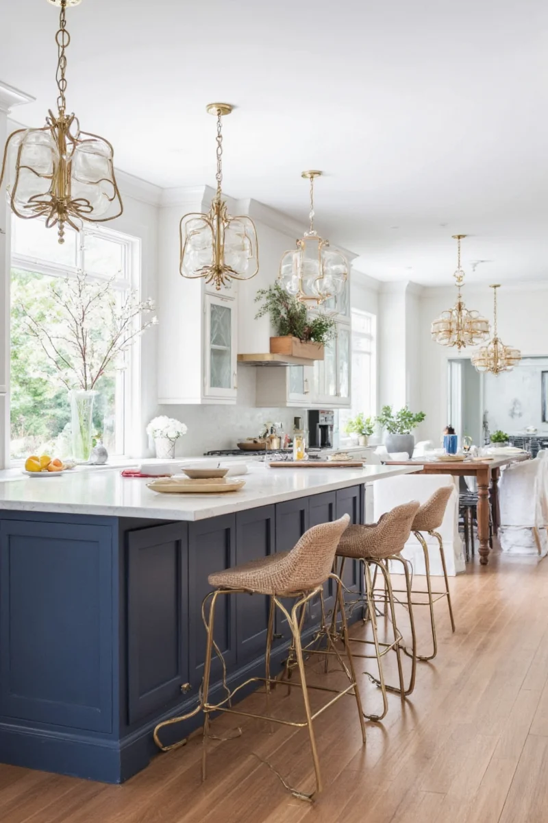 Standalone kitchen island size comparison chart