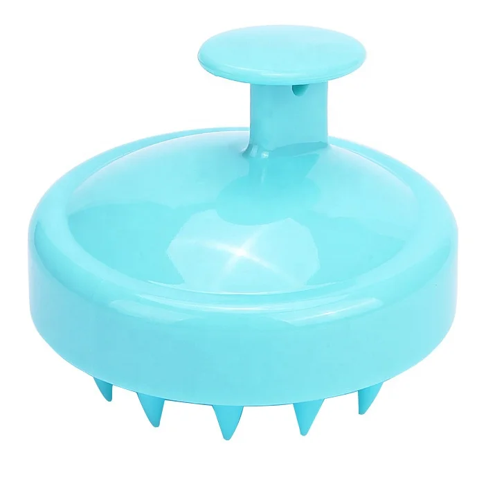 

Amazon Best Selling Head Scalp Massager Shampoo Brush Silicone Hair Shampoo Massage Brush, Blue pink black