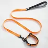 Fashion high quality training adjustable martingale nylon smart dog leashes and dog collars with safety buckle