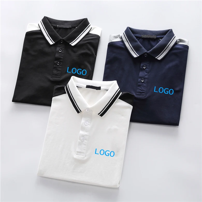 

OEM ODM fashion men's polo t shirt short sleeve cotton tshirt high quality polo chemise men embroider polo shirt