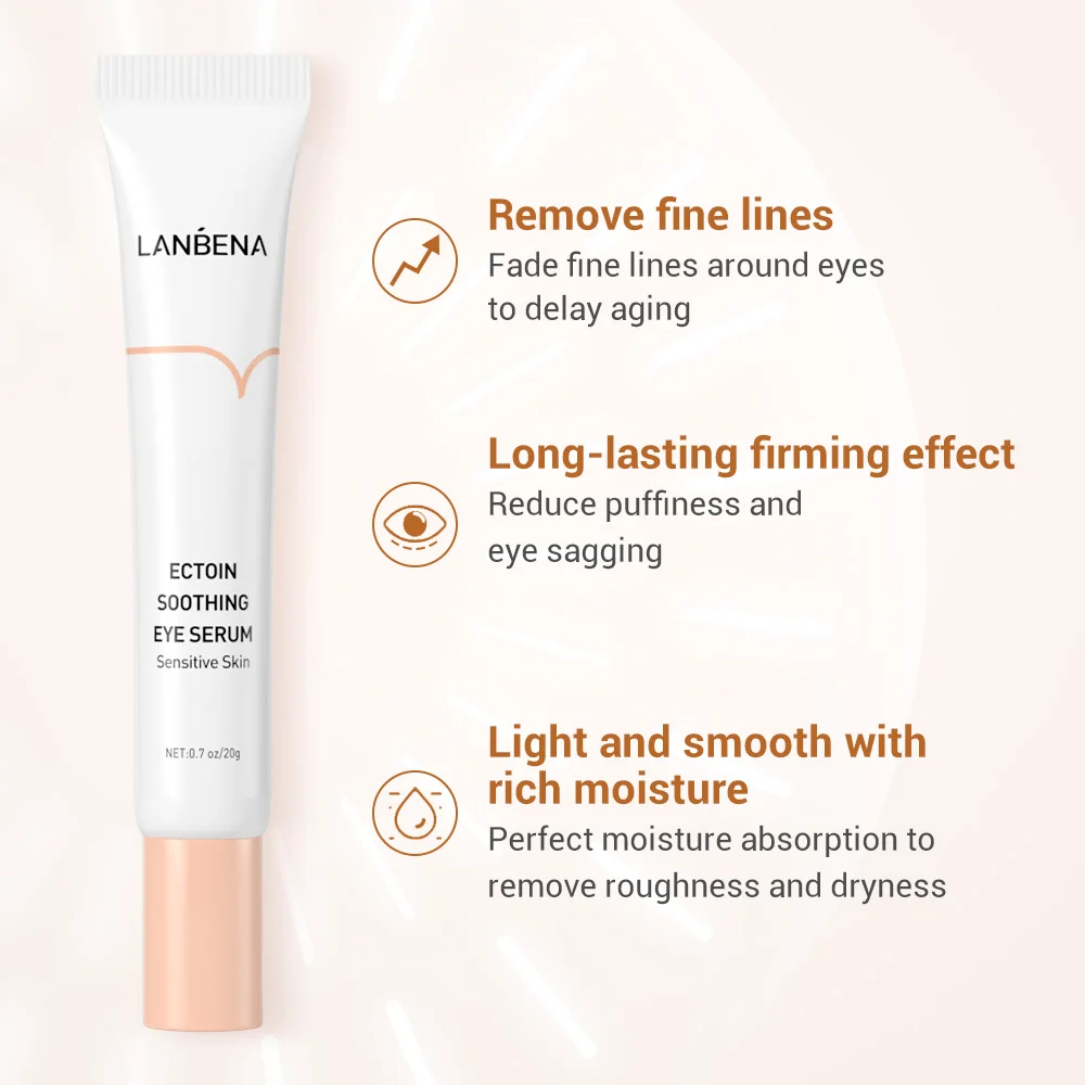 

LANBENA Ectoin eye whitening soothing gel anti-allergy serum for dark circles free shipping