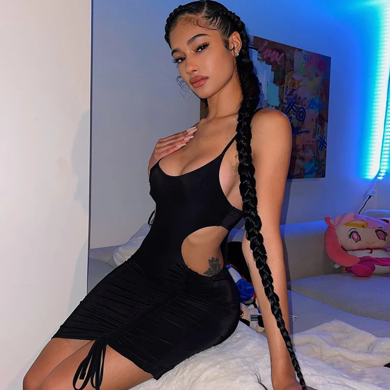 

Women's Sexy Club Party Bodycon Mini Skirt Women One Pieces Dress