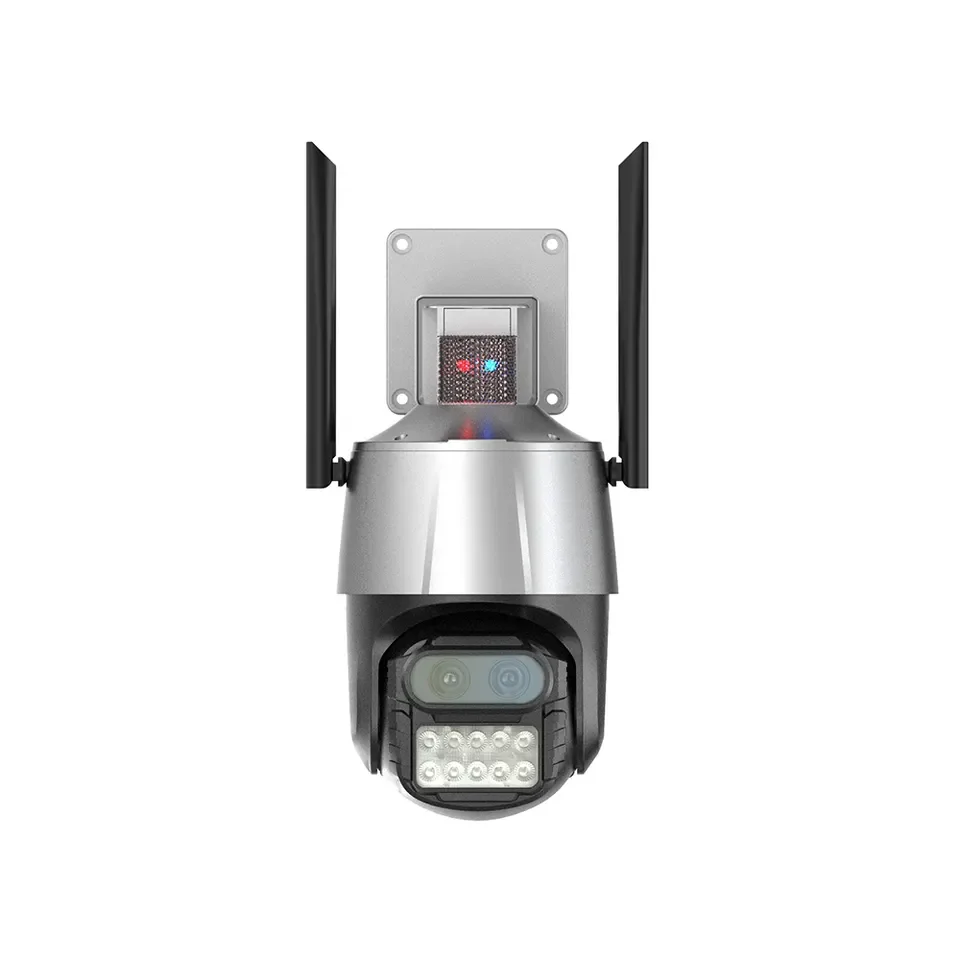 

AI Tracking Binocular 8X Zoom 8MP WiFi Outdoor PTZ Camera Dual Lens Alarm Light iCSee 4K Wireless WiFi Security CCTV IP Camera
