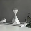 Elegant Unique USB Charging Sand Timer 15 Minutes Hourglass Sand Clock Hour Glass with Colorful Light