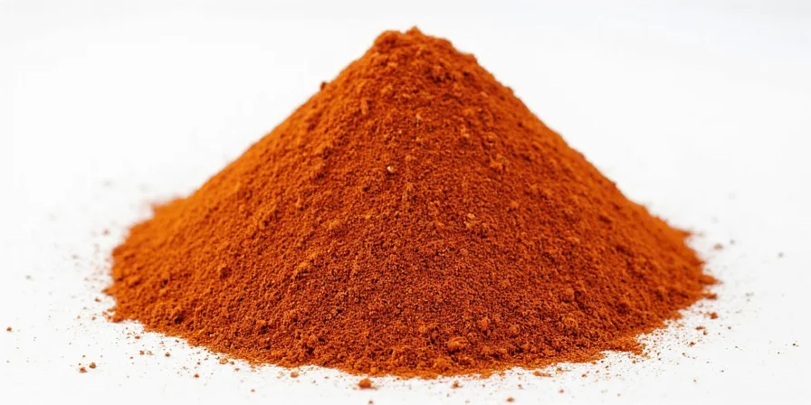Meat marinating with chile ancho powder