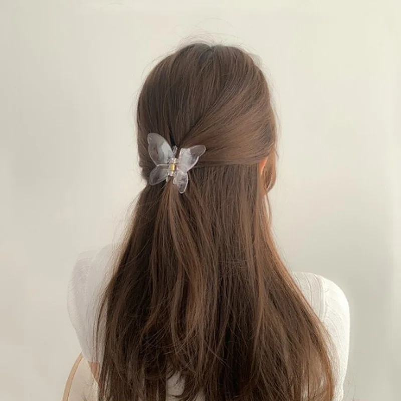 

B.PHNE OEM/ODM GARRA Plastic Hair Clamp Butterfly Hair Clip Claws Transparent for Women Acetate DE PELO 7~15 Days 5-7days Accept