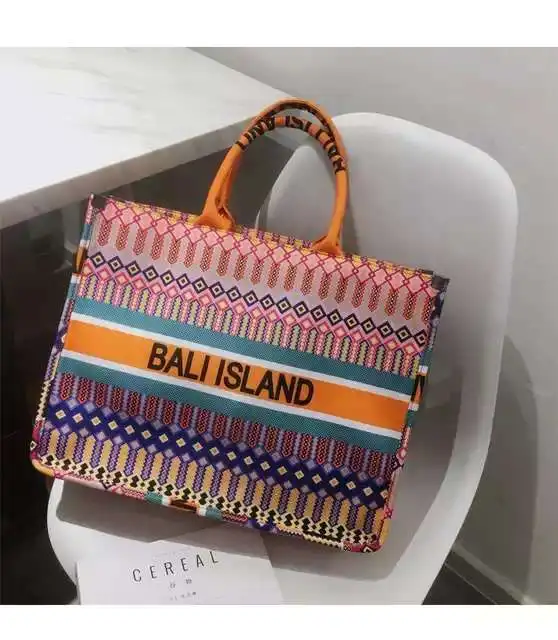 

Promotional Heavy Canvas Expandable File Tote Expensive Walker Tote Bag Full Color Printing Tote Bag with Long Handle, Customer's requirement