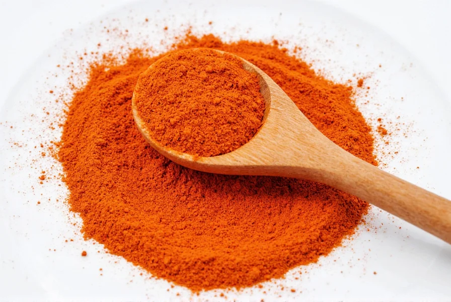 Jar of Korean chilli powder stored in a pantry