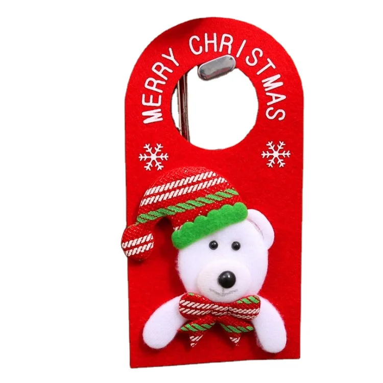 

High quality custom color wool felt christmas wreath door decoration hanging
