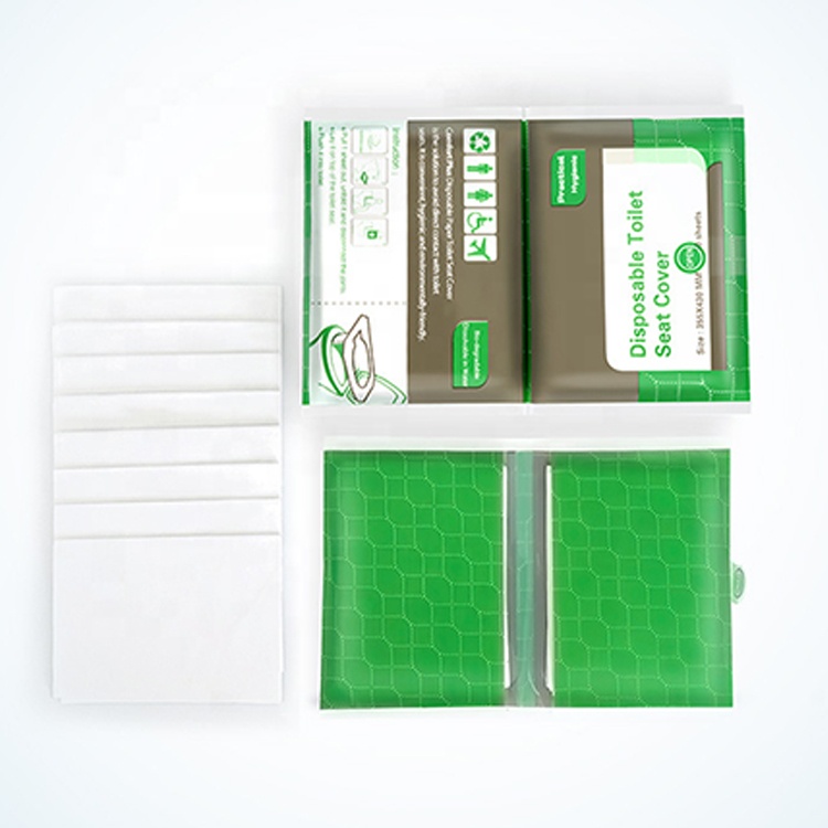 

portable custom wholesale travel Non Woven Fabric disposable toilet seat cover