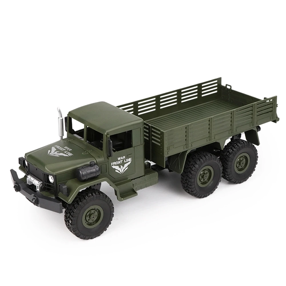 JJRC Q63 2.4Gz 1/16 RC Car 6WD RC Off-Road Military Truck Crawler RC Car Brush Motor Remote Control Toys Cars