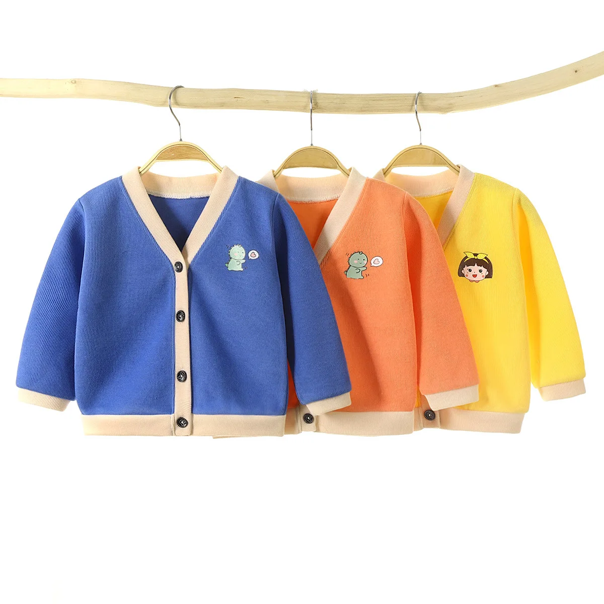 

Kids Winter Fall Clothing 2021 Hot Sales V-Neck Oversized Toddler Kids Knit Sweater Cardigan Clothing Clothes kid sweater