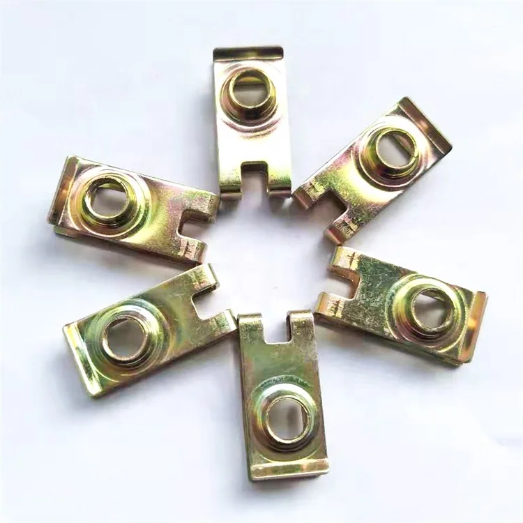 Cqxz Metal Customize Spring Cage Clip Speed Nut U Base M4 Square Weld