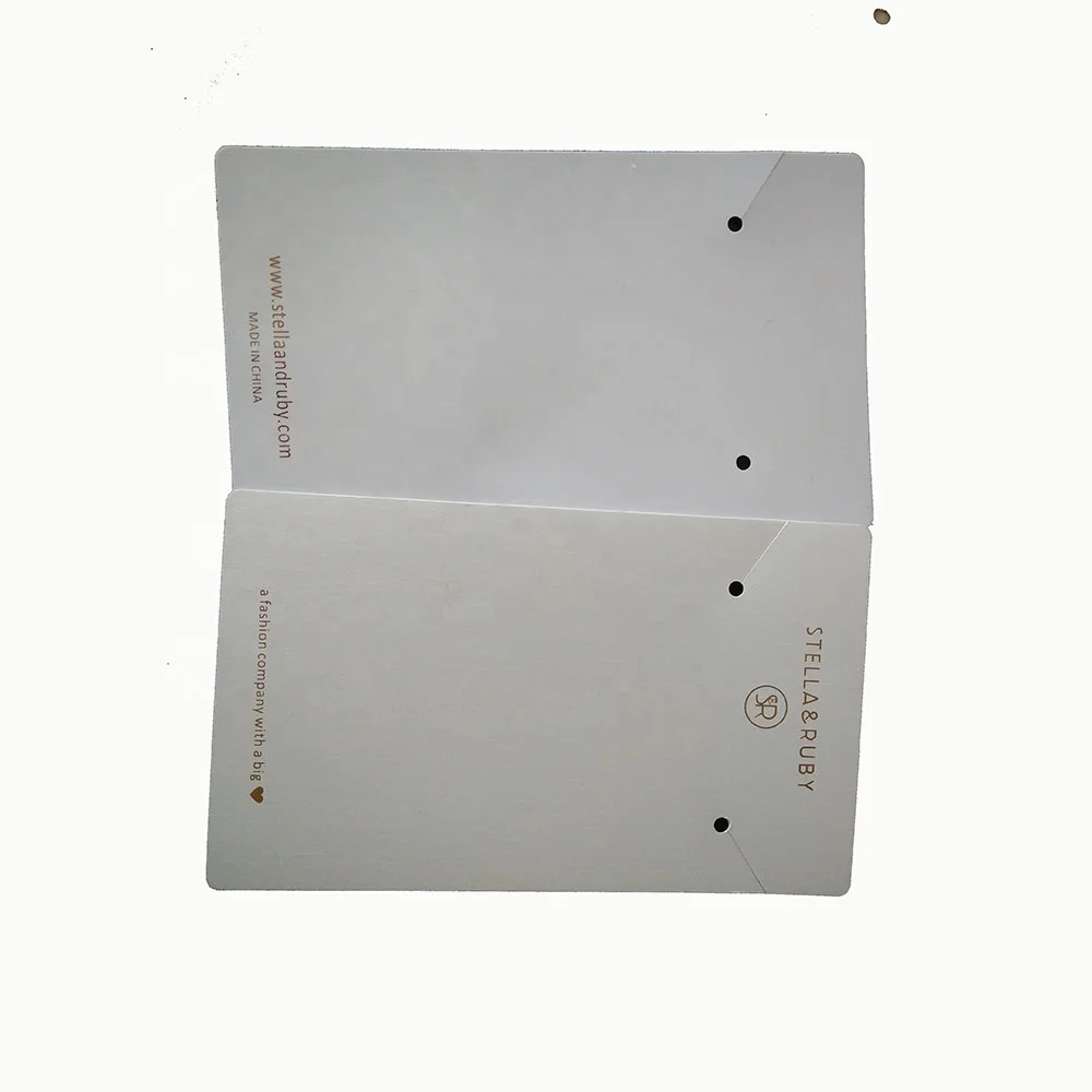 

Luxury accessories fashion PVC with paper necklace hanging display cards for jewelry packaging wholesale