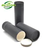 Eco friendly kraft push up paper tubes container round cardboard box for 2.5oz 75g deodorant stick coated wax paper inside