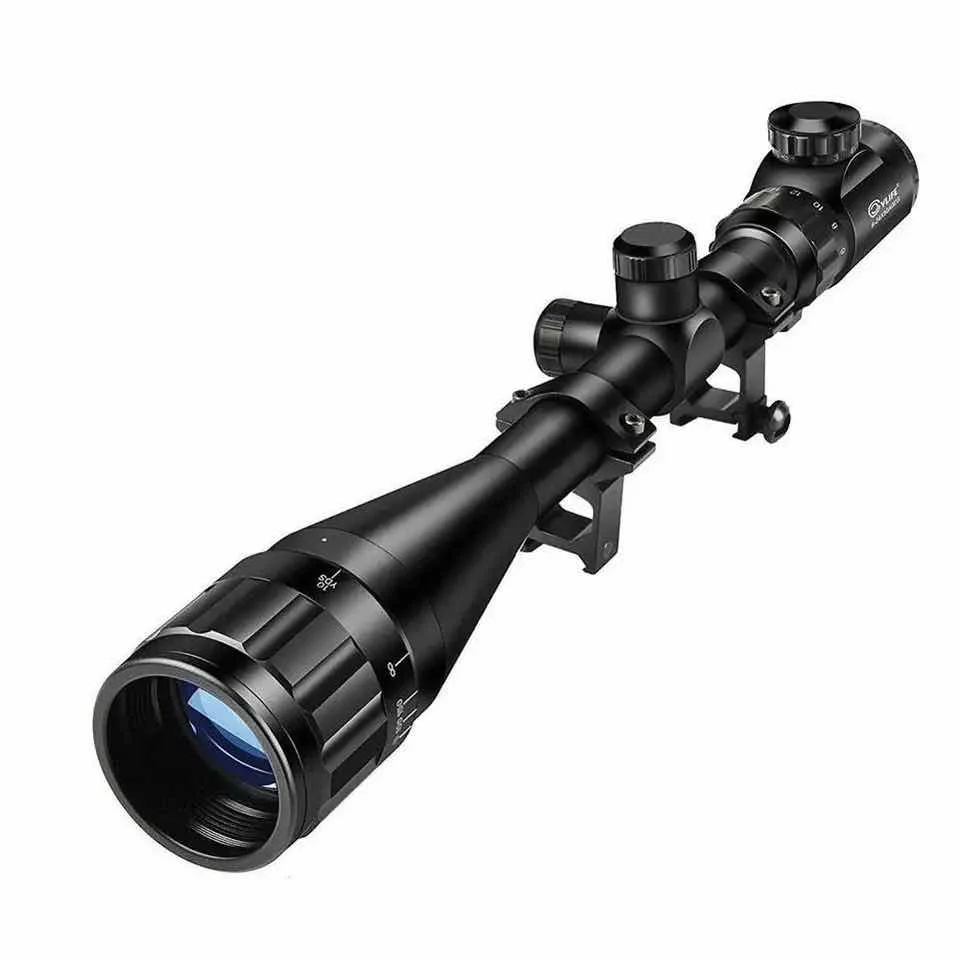

Rifle Scope 6-24x50 AOE Red and Green Illuminated Gun Scope with Free Mount, Matte black