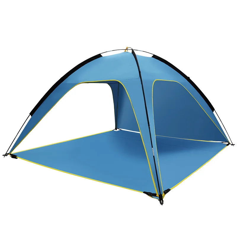 

China Manufacturer Portable Outdoor 190t Fabric Tent For Camping Waterproof 3 ventilation beach tent