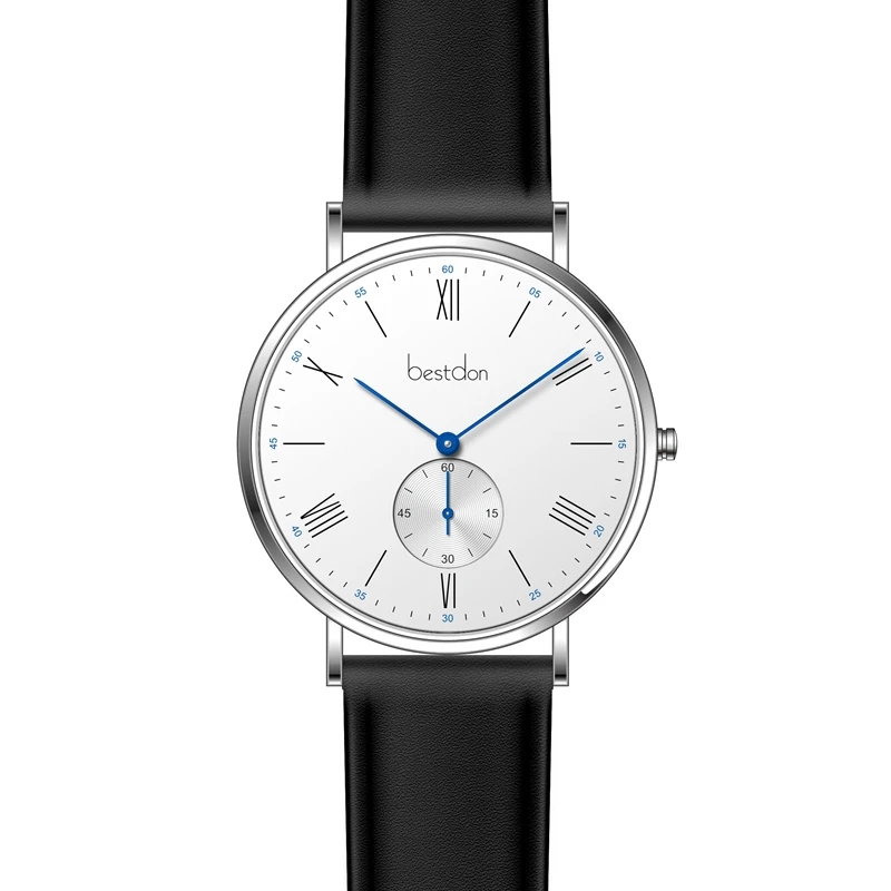 

30M W.R. Minimalism Ultra Thin Small Second Watch For Men