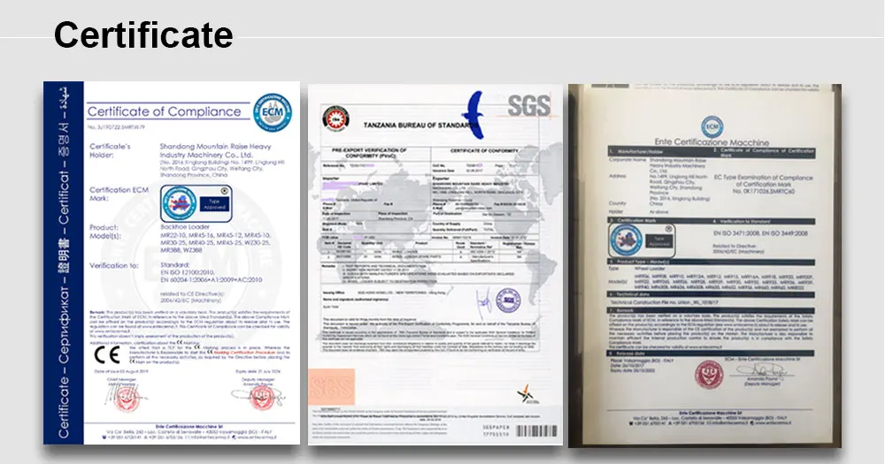 2019 High Quality China Mini Wheel Loader