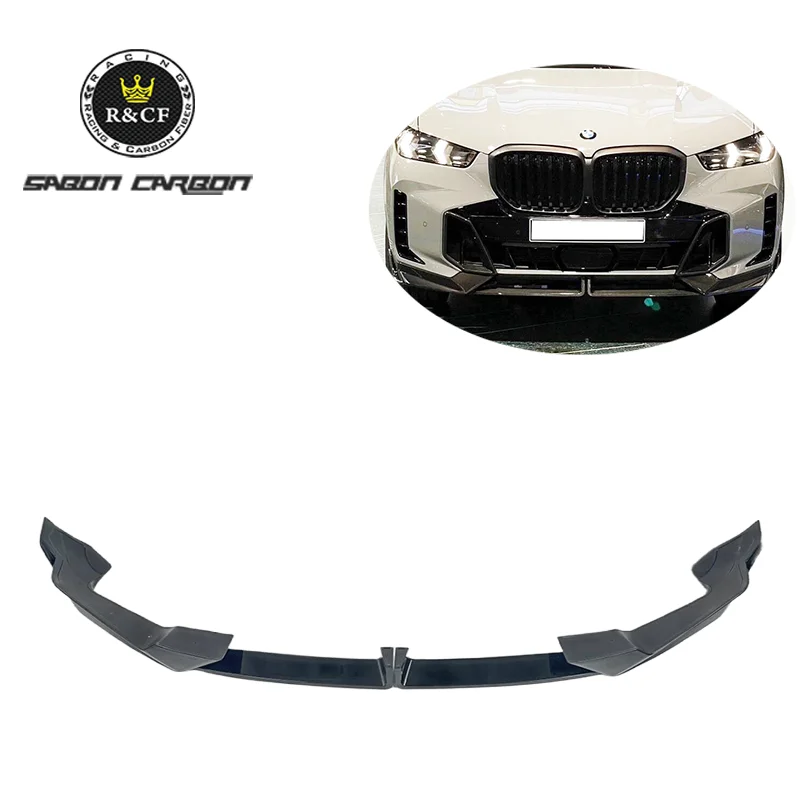 

2023 X5 G05 LCI Carbon Fiber Mp style Front Bumper Lip Spoiler Splitter For BMW X5 G05 LCI