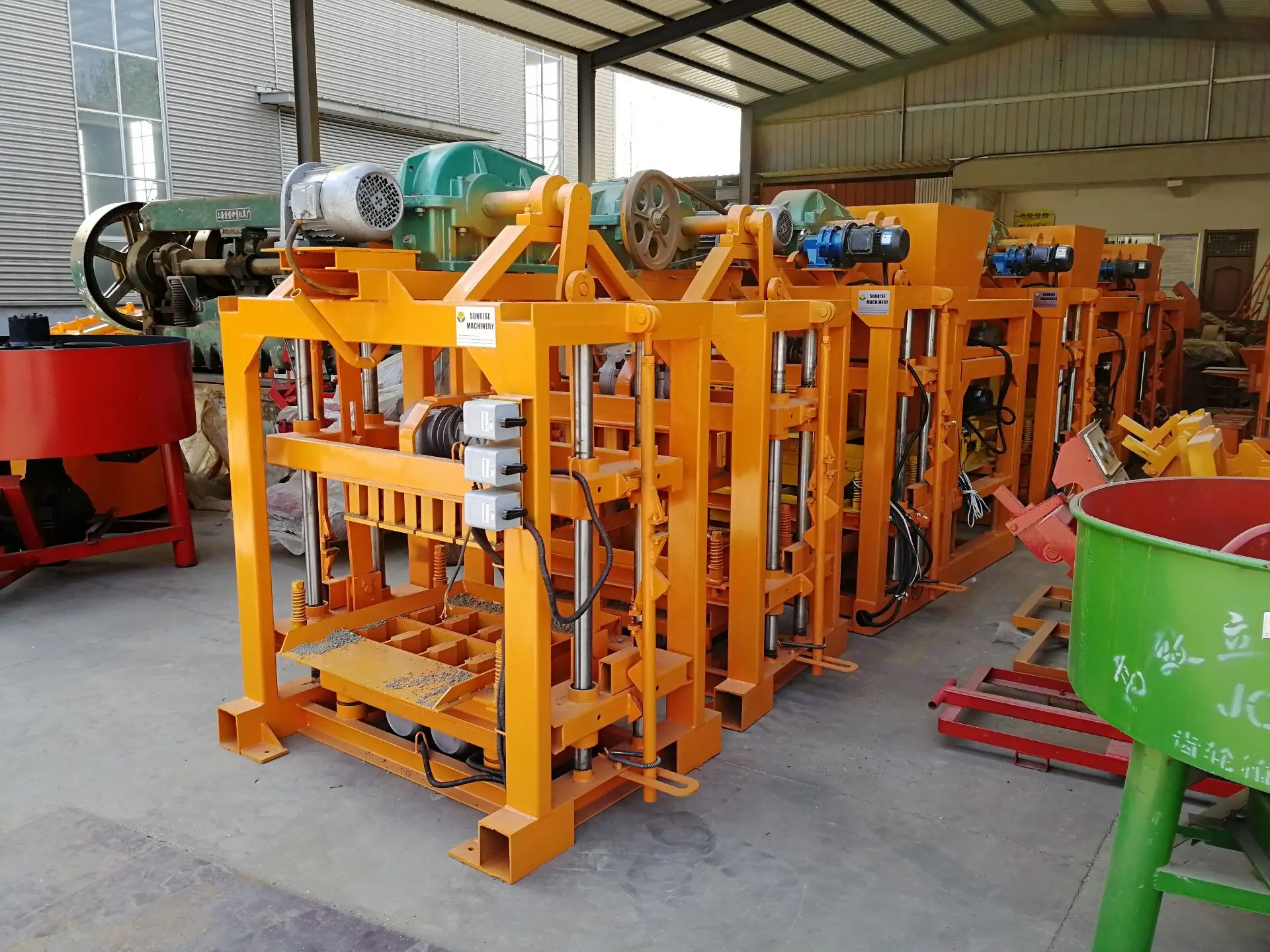 Prices Of Block Moulding Machine In Ghana Qtj4-40 Manual Block Making ...