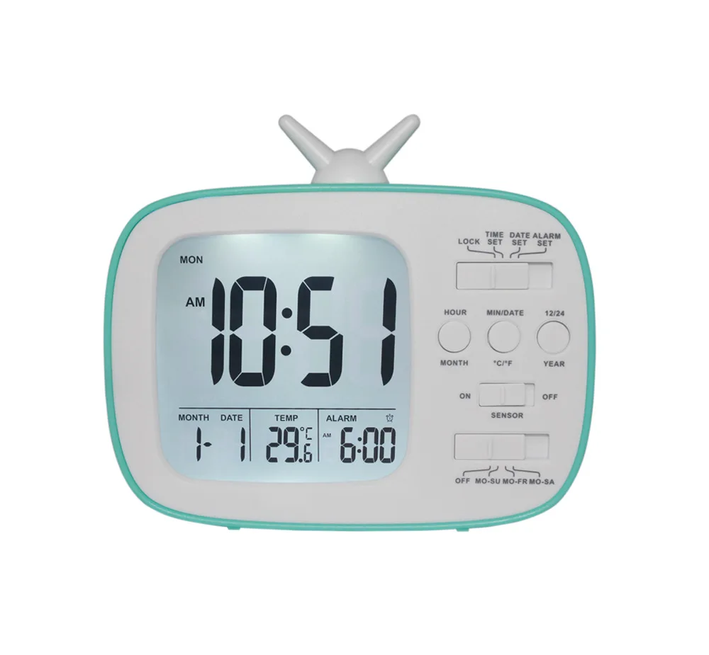 

Hot Selling Factory Price Promotional Gifts small digital LCD alarm clock