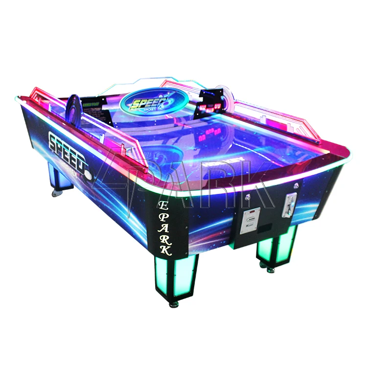 

Guangzhou Curved top face amusement park coin operated Air hockey table cheap arcade games for sale