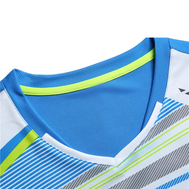 Customized Hot Sale Sportswear Type Tennis T Shirt Sublimation Breathable Table Tennis Jersey