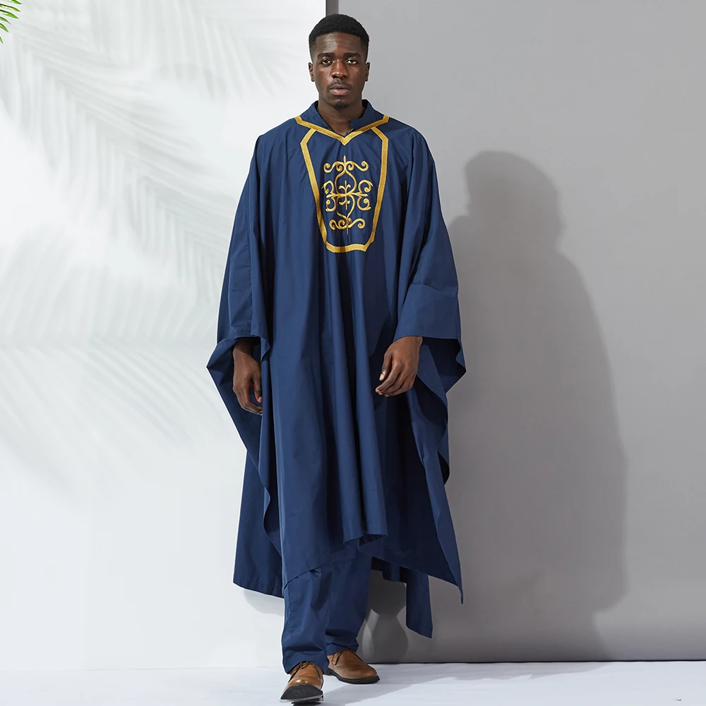 

Men High Quality Print Long Sleeve Traditional Dashiki 3 Pieces Set African Clothes Wear Wholesale Clothing