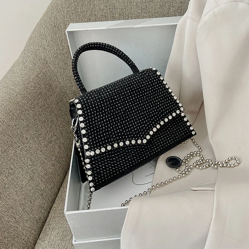

2021 Latest Popular Handbags Crossbody Bags Luxury Diamond Bags Purses For Female