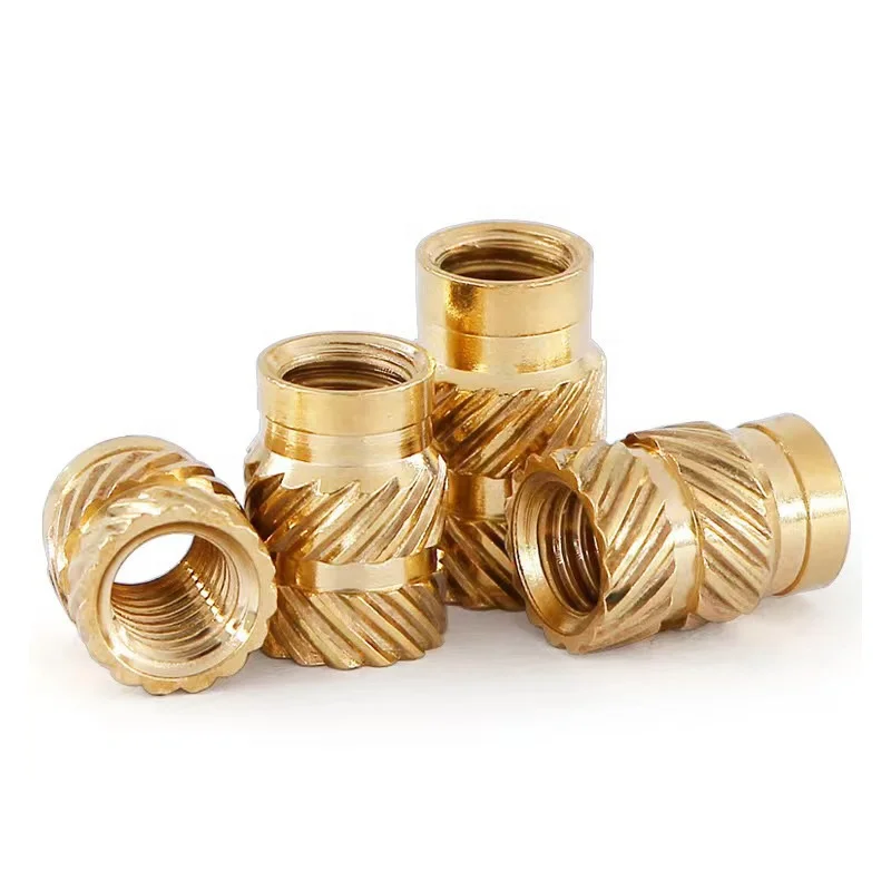 Knurling Threaded Insert Brass Thread Imperial 3/16 Knurling Nut