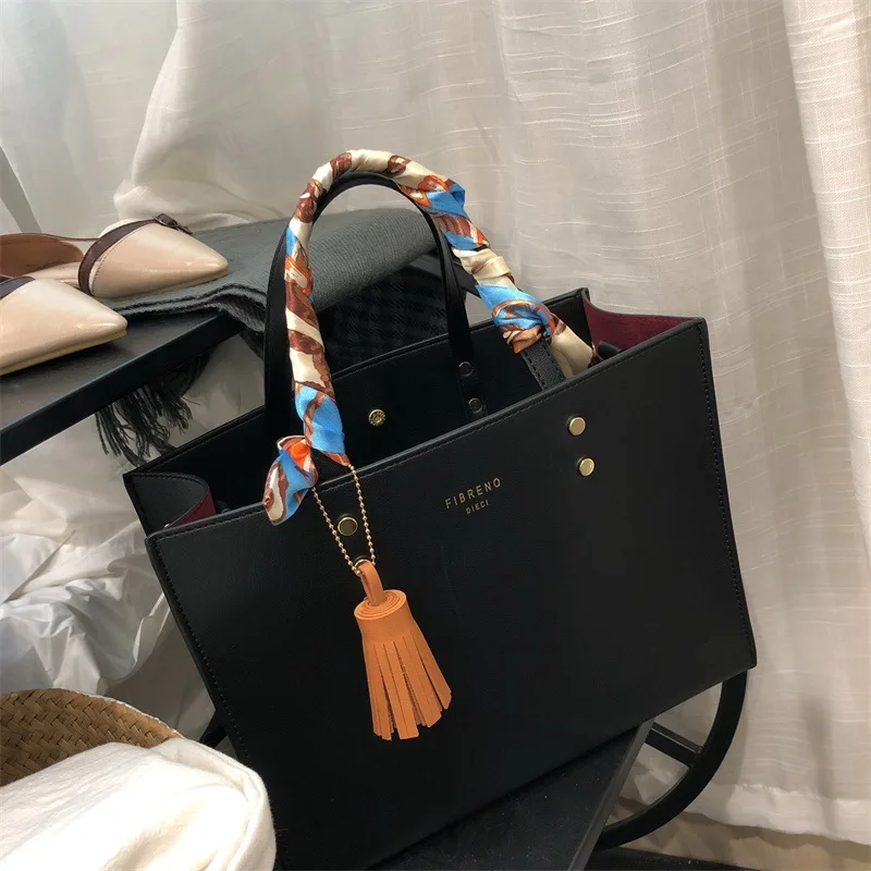 

Fashion simple big hand bag lady tote bag and purse ladies handbags