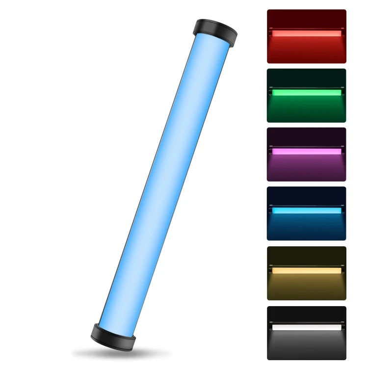 

2022 New Fill Light PULUZ RGB Colorful Photo LED Stick Video Light OLED Display Handheld Magnetic LED Fill Light