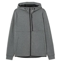 

Wholesale Custom Logo Slim Mens Grey gym Sweatshirt Full Zip Up casual wear coat Sport Hoodies for man