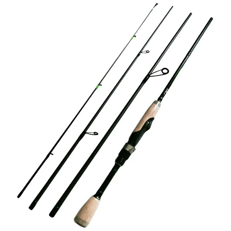 

2020 cana peche spining pole 1.98m travel carbon fiber 4 section ultra light fishing rod