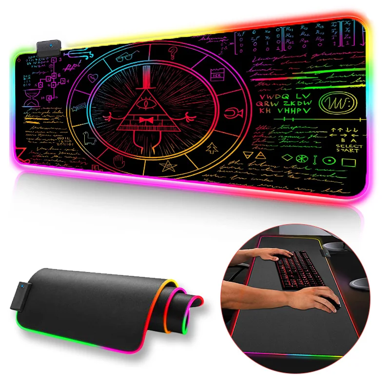 

Gaming mouse pad large gaming mouse pad with backlight Rgb computer mouse pad